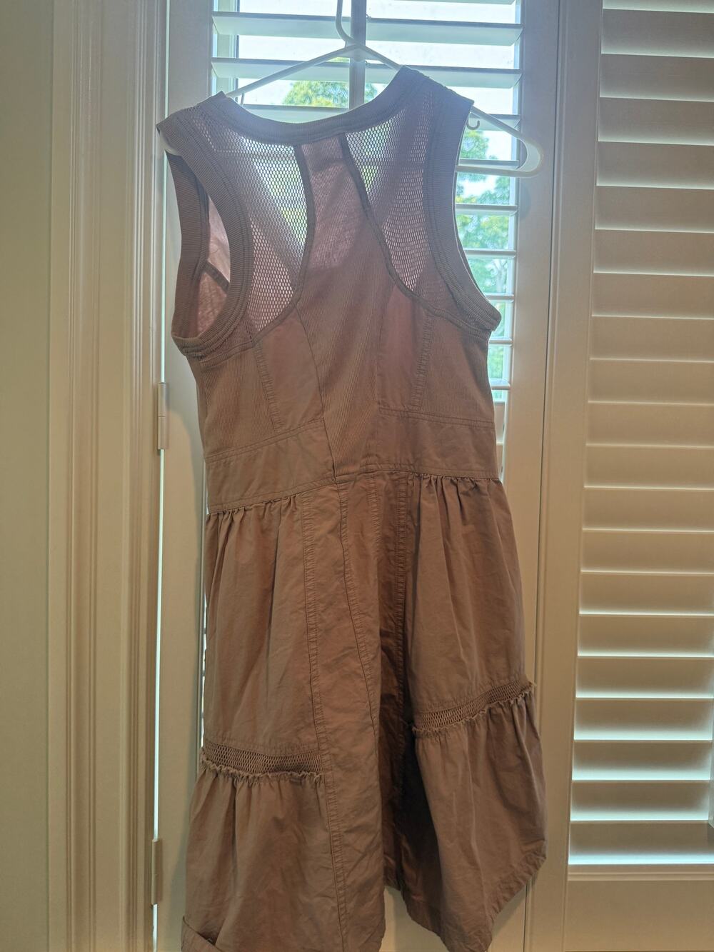 Daily Practice Purple/Gray zip dress